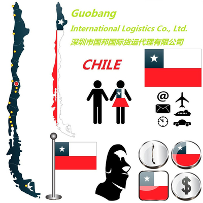 One Stop Service Boekingen-ophalen-douane-aan boord Totaal aanbod 500teu/maand naar Chili Shipping Sea Air Express