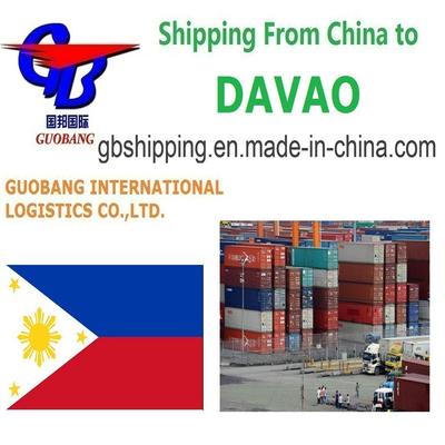 Snelle en betaalbare zeevaart van Davao met Guobang International Logistics Co. Uw beste optie