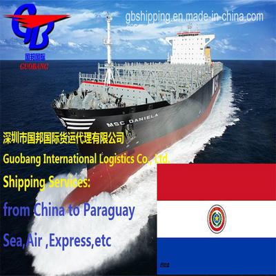 Verzending naar Paraguay per Sea Air Express Express Service werkt goed met EMS Totale aanvoer 500teu/maand