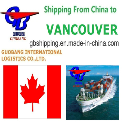 Algemene vracht Verzending voor uw bedrijfsbehoeften naar Vancouver 1000teu/maand Lever uw beste optie