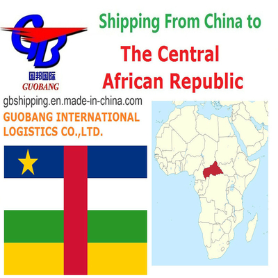 FCL 20GP Luchtvaartdienst naar de Centraal-Afrikaanse Republiek met luchtvaartvaartvracht LCL FCL Courier