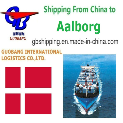 Trucking pick-up van leveranciers naar haven/ magazijn Beste scheepvaartdiensten van Aalborg naar Aalborg in Air Sea Freight LCL FCL Courier