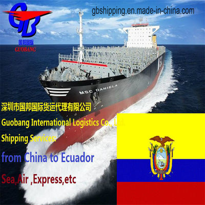 Verzending van naar Ecuador over zee Trucking pick-up van leveranciers naar haven/ magazijn Customization