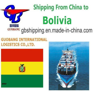 Importdienst Zeevaart diensten van wereldwijd naar lucht Zeevracht LCL FCL Koerier naar Bolivia