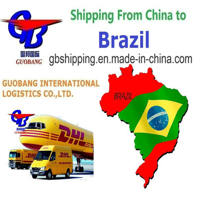 DHL Verzending van naar Brazilië Internationale Luchtvaartdienst Zeevracht Werkt Goed met MSK