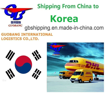 DHL-diensten van naar Korea One-Stop-service Boekingen-ophalen-douane-afhandeling aan boord