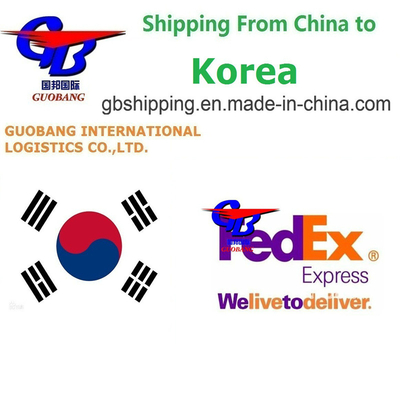 FedEx Services Van/naar Korea One-Stop Service Boeking-Ophalen-Douaneafhandeling-Aan Boord Luchtverzending Werkt Goed met CZ