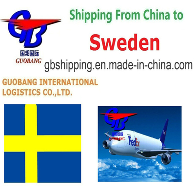 FedEx Verzending van en naar Zweden One Stop Service Boeking Ophalen Douaneafhandeling Aan boord Extra Service SGS Rapport