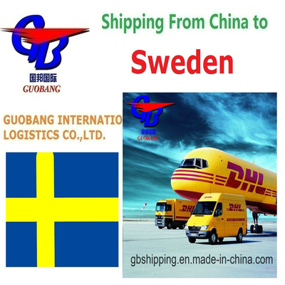 Guobang Ltd. Betaalbare en Professionele DHL Service Van en Naar Zweden
