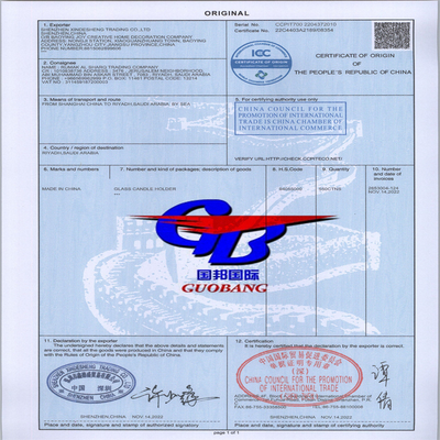 CIQ Certificaat van oorsprong Fumigatie Ccpit Co Concurrerend Aanbod Beste service Ons doel is om kosten te besparen voor u