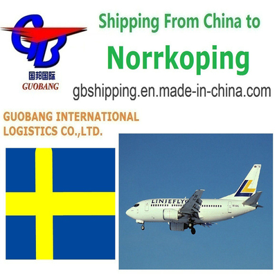 Aanpassingen betaalbare luchtvaartvaartvaartgoederen van Norrkoping naar Norrkoping