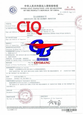 SGS FORM E CIQ Documentcertificatiedienst