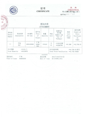 SGS FORM E CIQ Documentcertificatiedienst