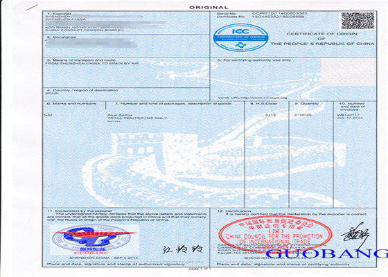 Internationaal CCPIT-certificaat