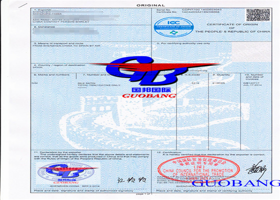 CIQ Fumigatie Sosa Document Certificeringsdienst