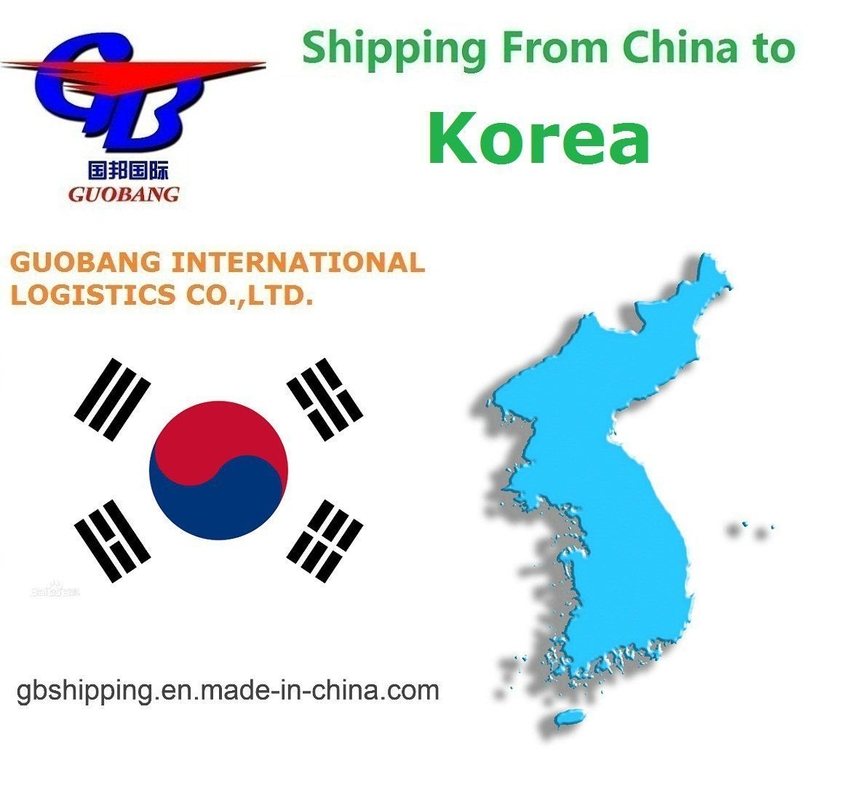 Beste verzendservices van naar Korea Vertrek Shenzhen/HK//Shanghai/Tianjin Vrachtwagenvervoer Ophalen van leveranciers naar magazijn