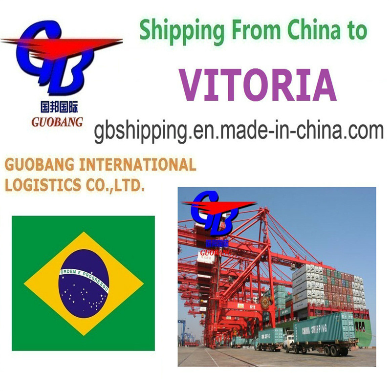 Gemakkelijke scheepvaartdienst van naar Vitoria Brazilië Luchtvaart Zeevracht LCL FCL Koerier