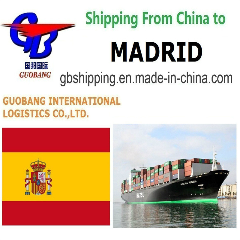 Beste scheepvaartdiensten naar Madrid Spanje Luchtvaart Zeevracht LCL FCL Koerier Douane-afhandeling Douane-makelaar Douane-afhandeling