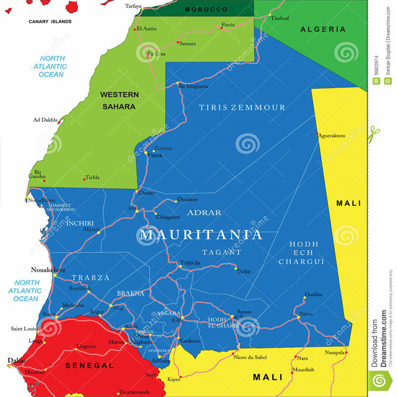 Verzending naar Mauritanië over zee Verzending met vrachtwagen van leveranciers naar haven/opslagplaats Verzending Type FCL en LCL Verzending