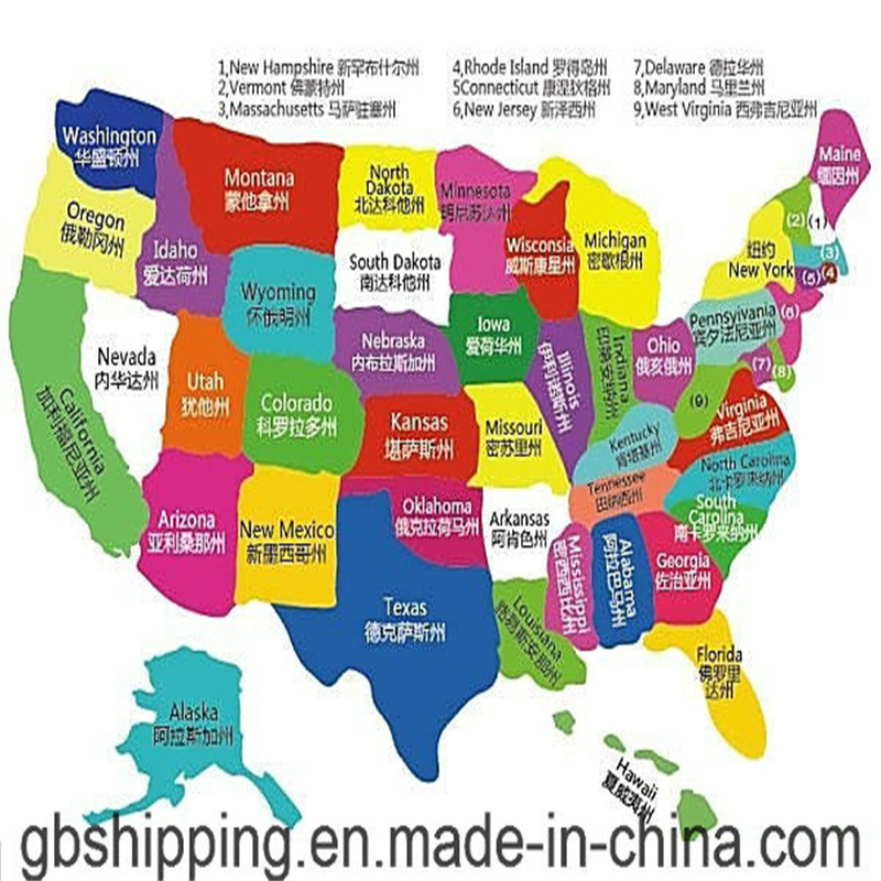 20gp/40gp/40hq/45hq Container Internationale Logistiek naar USA Maatwerk met Zeevaart door Apl